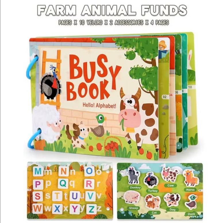 Kids Animal Busybook